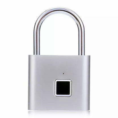 Mini Smart Fingerprint Padlock IP56 Splash Protection Security Antitheft Keyless Battery Powered USB Rechargeable Suitcase Luggage Backbag Door Lock