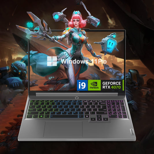 Lenovo Newest Legion 16" QHD i9 RTX 4070 Gaming Laptop, 16" QHD (2560 x 1600) 165 Hz, Intel i9-14900HX, NVIDIA GeForce RTX 4070 (Boost Clock 2175MHz, TGP 140W), 64GB RAM, 2TB SSD, Windows 11 Pro