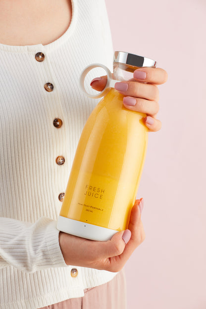 [Portable Fruit Blender] Wireless Mini Fruit Blender Juicer - 350ML Portable Electric, Perfect for On-the-Go!