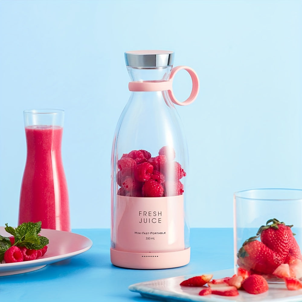 [Portable Fruit Blender] Wireless Mini Fruit Blender Juicer - 350ML Portable Electric, Perfect for On-the-Go!