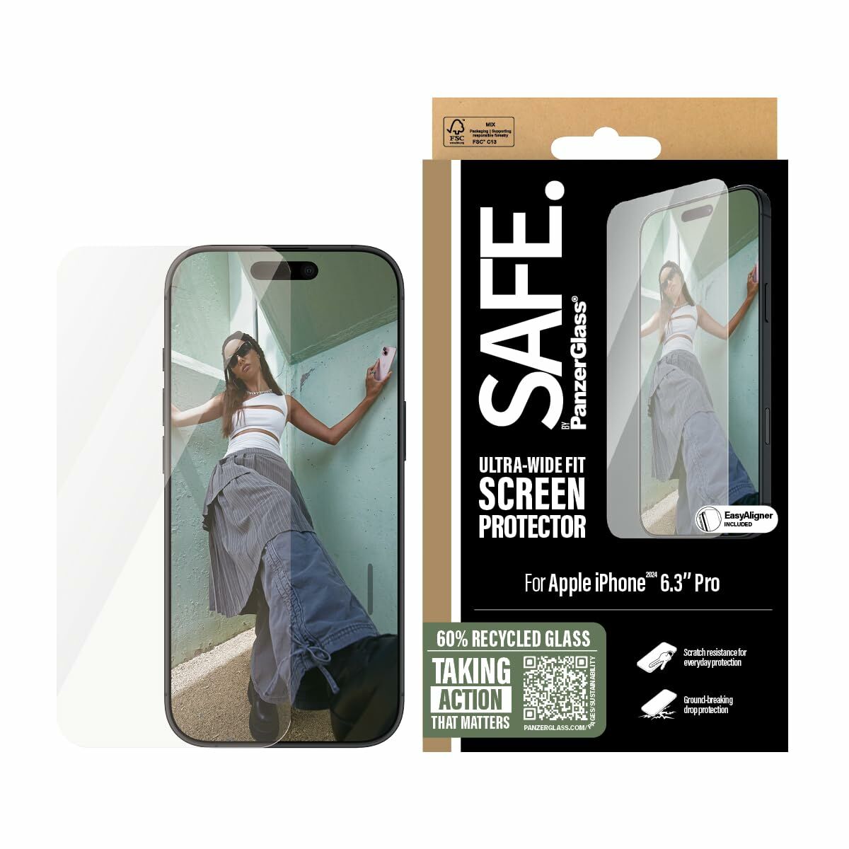 Mobile Screen Protector PanzerGlass iPhone 16 Pro-0