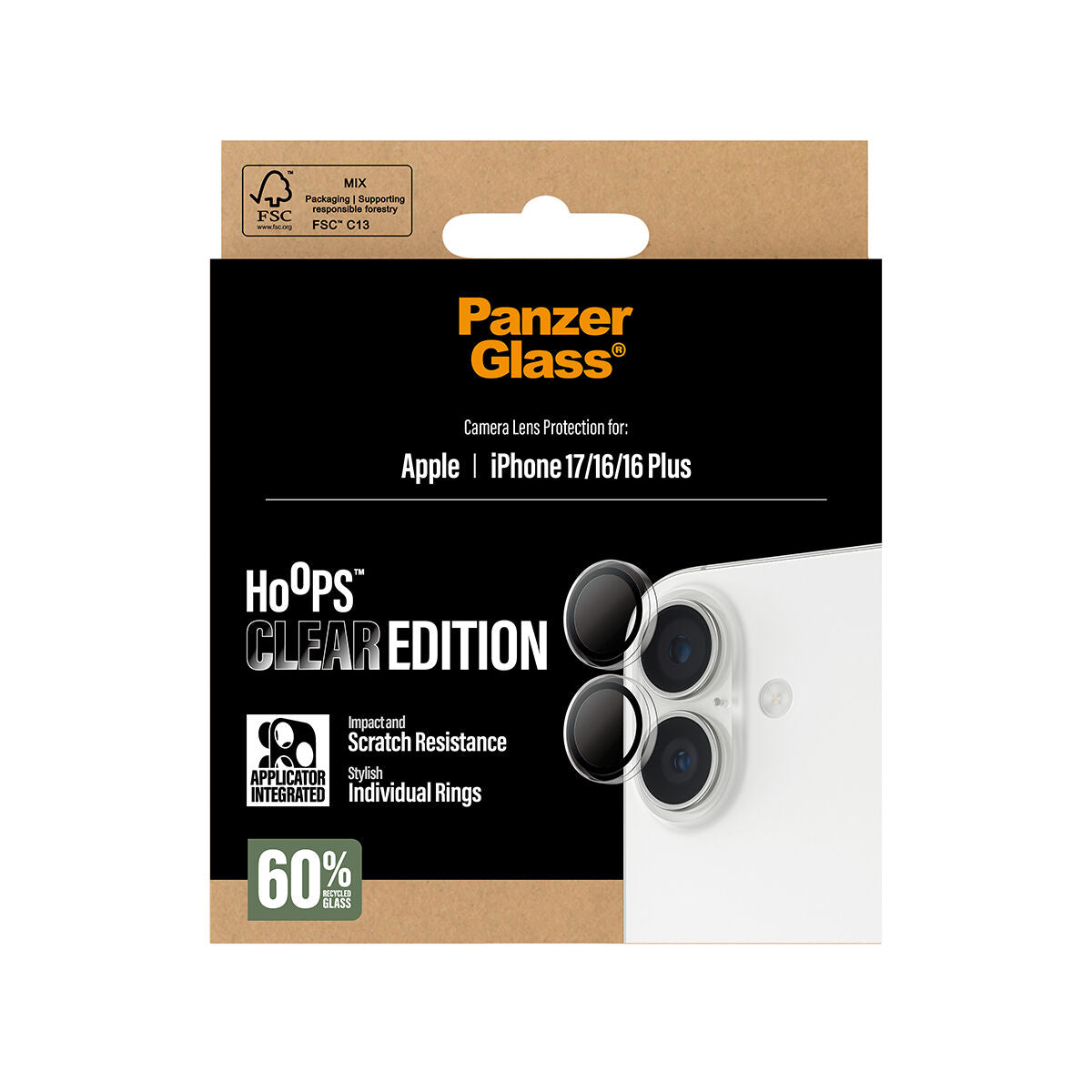 Lens Protector Panzer Glass PG75123 Apple-3