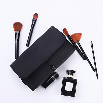 Large Capacity Makeup Brush Storage Pouch, Professional Multi-Functional Tool Organizer, Korean Style Portable Makeup Bag for Students
