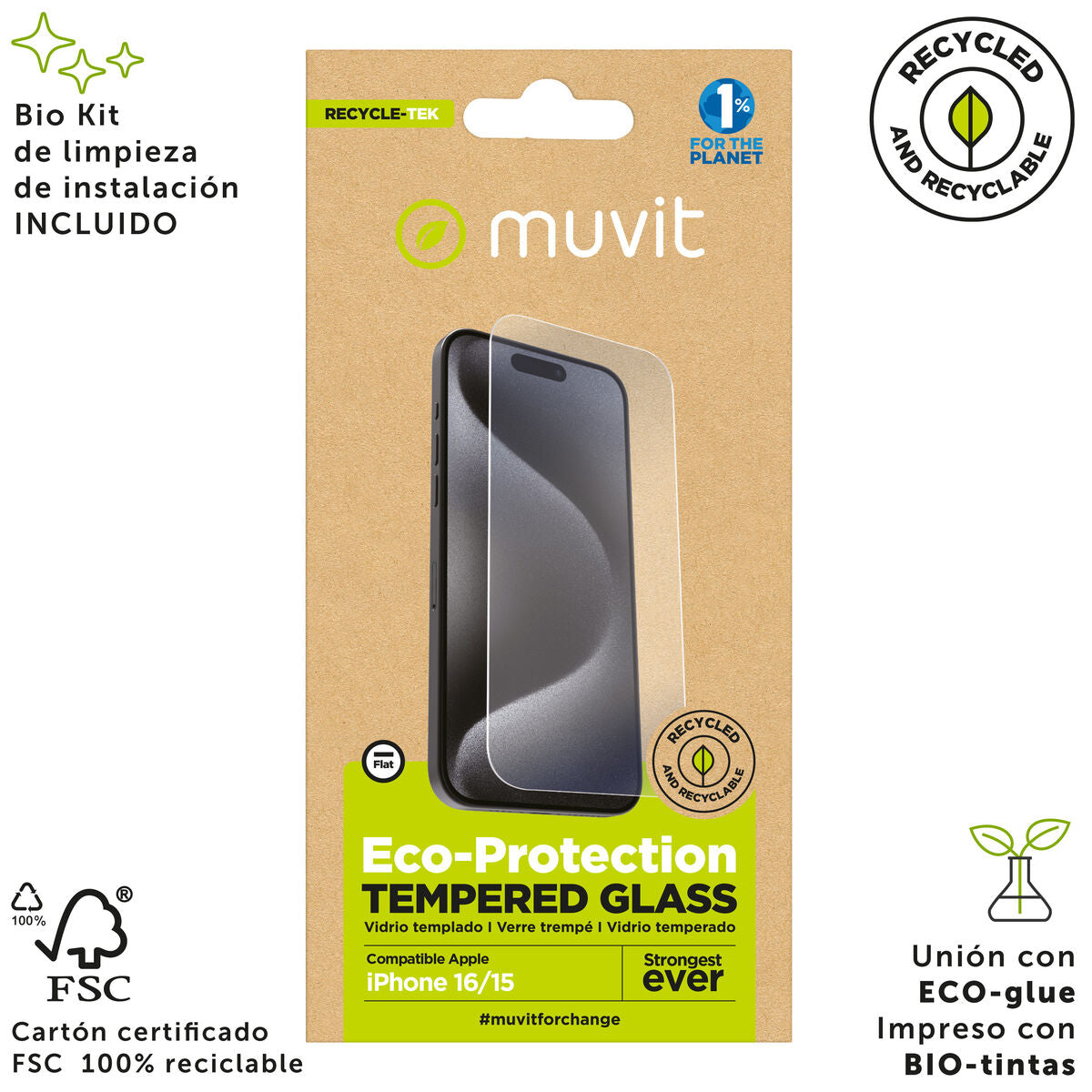 Mobile Screen Protector Muvit for Change-2