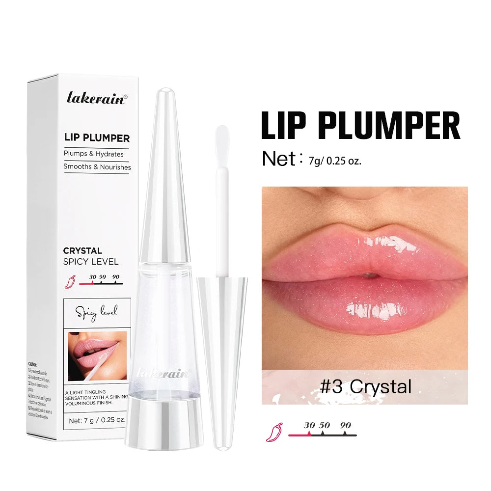 Lip Plumper Nourish Lips Care Moisturizing Transparent Gloss Fragrance Free Plumping Stocking Stuffer Cosmetics