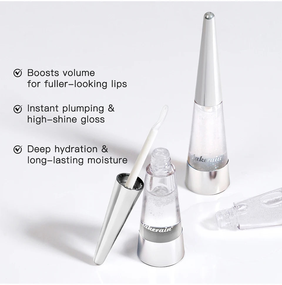 Lip Plumper Nourish Lips Care Moisturizing Transparent Gloss Fragrance Free Plumping Stocking Stuffer Cosmetics