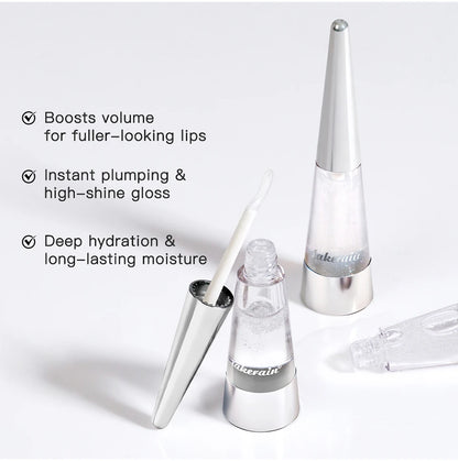 Lip Plumper Nourish Lips Care Moisturizing Transparent Gloss Fragrance Free Plumping Stocking Stuffer Cosmetics