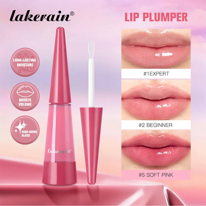 Lip Plumper Nourish Lips Care Moisturizing Transparent Gloss Fragrance Free Plumping Stocking Stuffer Cosmetics