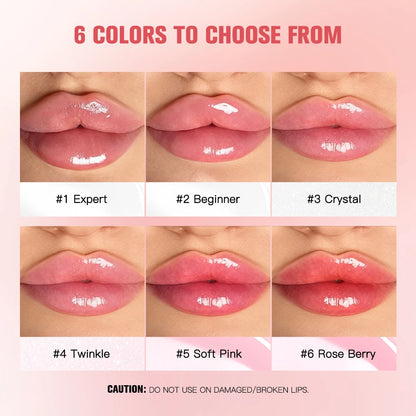 Lip Plumper Nourish Lips Care Moisturizing Transparent Gloss Fragrance Free Plumping Stocking Stuffer Cosmetics