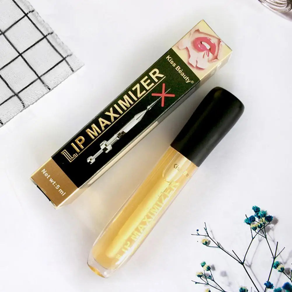 Liquid Lip Plumper Plumping Lip Gloss,Clear Lip Oil Waterproof Moisturize Long Lasting Nutritious Lip Plumper Makeup Skin Care