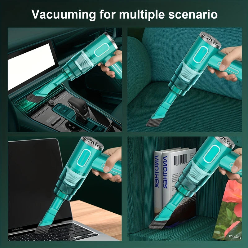 Aspirador de carro portátil sem fio, sem fio, portátil, automático, uso duplo, mini, eletrodoméstico