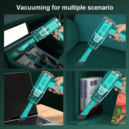 Aspirador de carro portátil sem fio, sem fio, portátil, automático, uso duplo, mini, eletrodoméstico