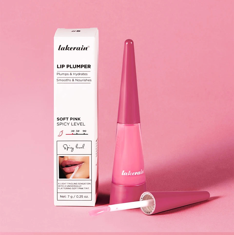 Lip Plumper Nourish Lips Care Moisturizing Transparent Gloss Fragrance Free Plumping Stocking Stuffer Cosmetics