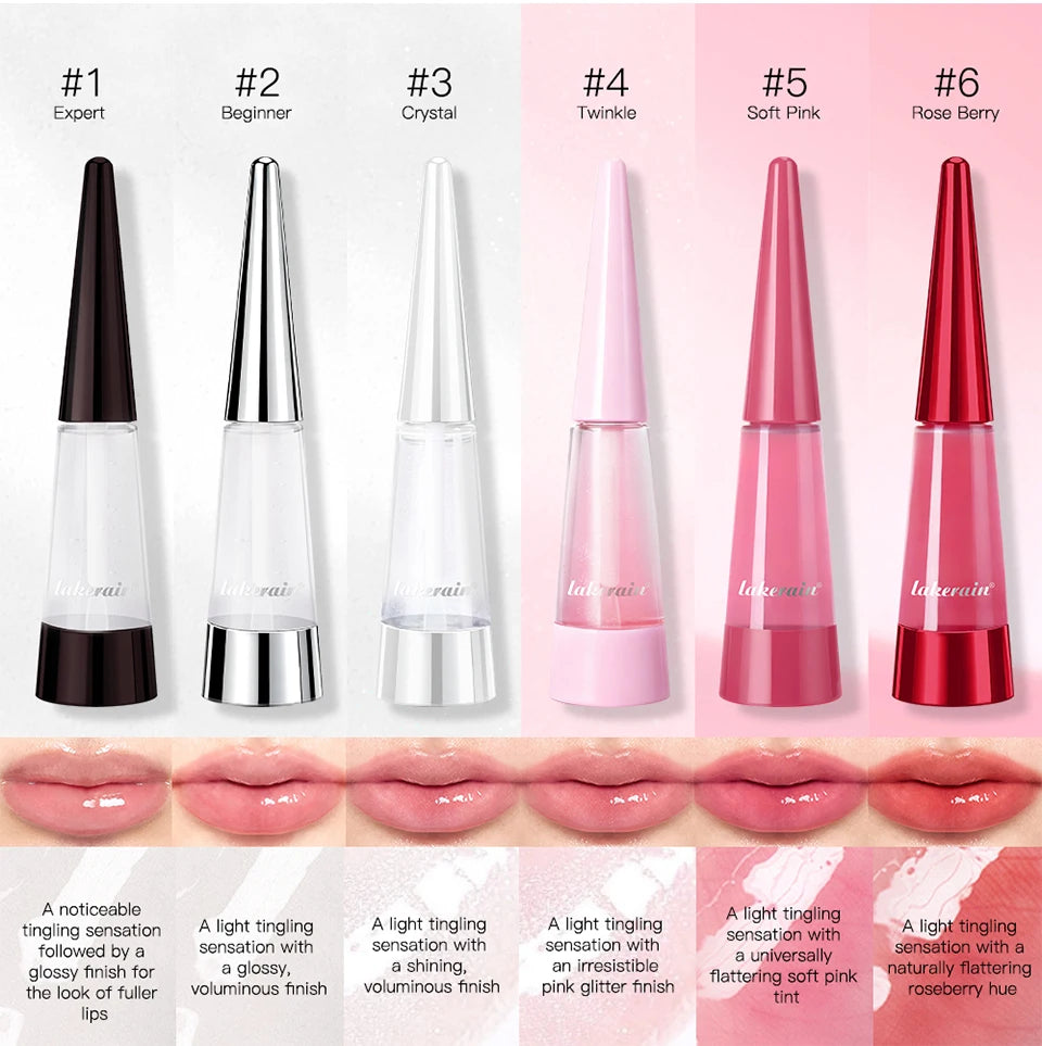 Lip Plumper Nourish Lips Care Moisturizing Transparent Gloss Fragrance Free Plumping Stocking Stuffer Cosmetics