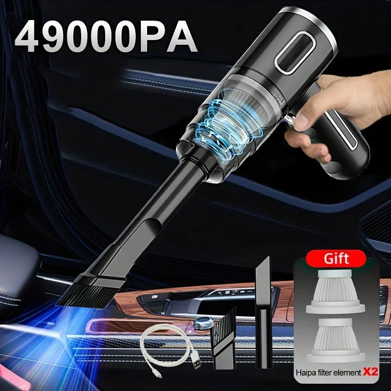 Aspirador de carro portátil sem fio, sem fio, portátil, automático, uso duplo, mini, eletrodoméstico