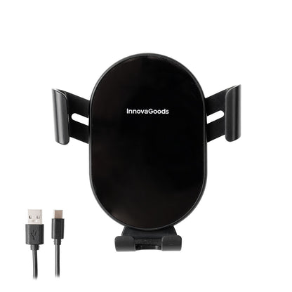 Wireless Fast Charging Phone Holder for Cars Chakar InnovaGoods-3